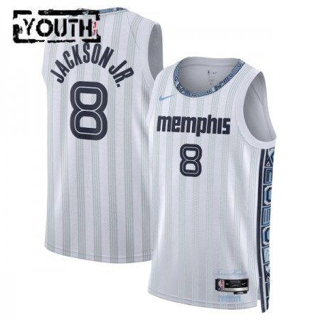 Maillot Basket Enfant Memphis Grizzlies Jaren Jackson JR 2025-26 Nike City Edition Gris Swingman Maillot Basket Enfant Memphis Grizzlies Jaren Jackson JR 2025-26 Nike City Edition Gris Swingman